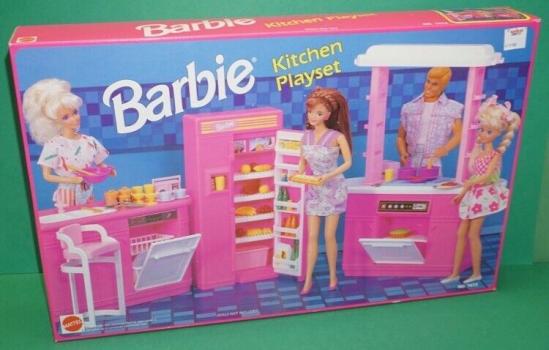 Mattel - Barbie - Kitchen Playset - мебель